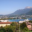 vue sur le lac et Annecy