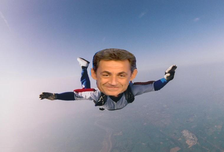 Sarkozy chute libre